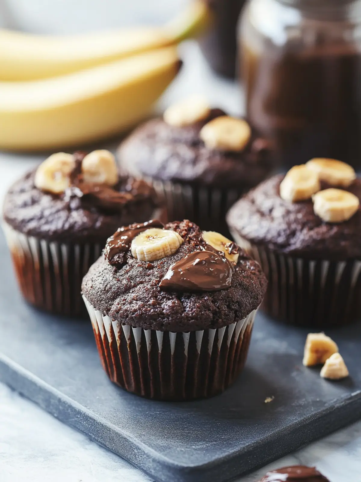 Indulge in Chocolate Peanut Butter Banana Muffins Bliss 5 Chocolate Peanut Butter Banana Muffins