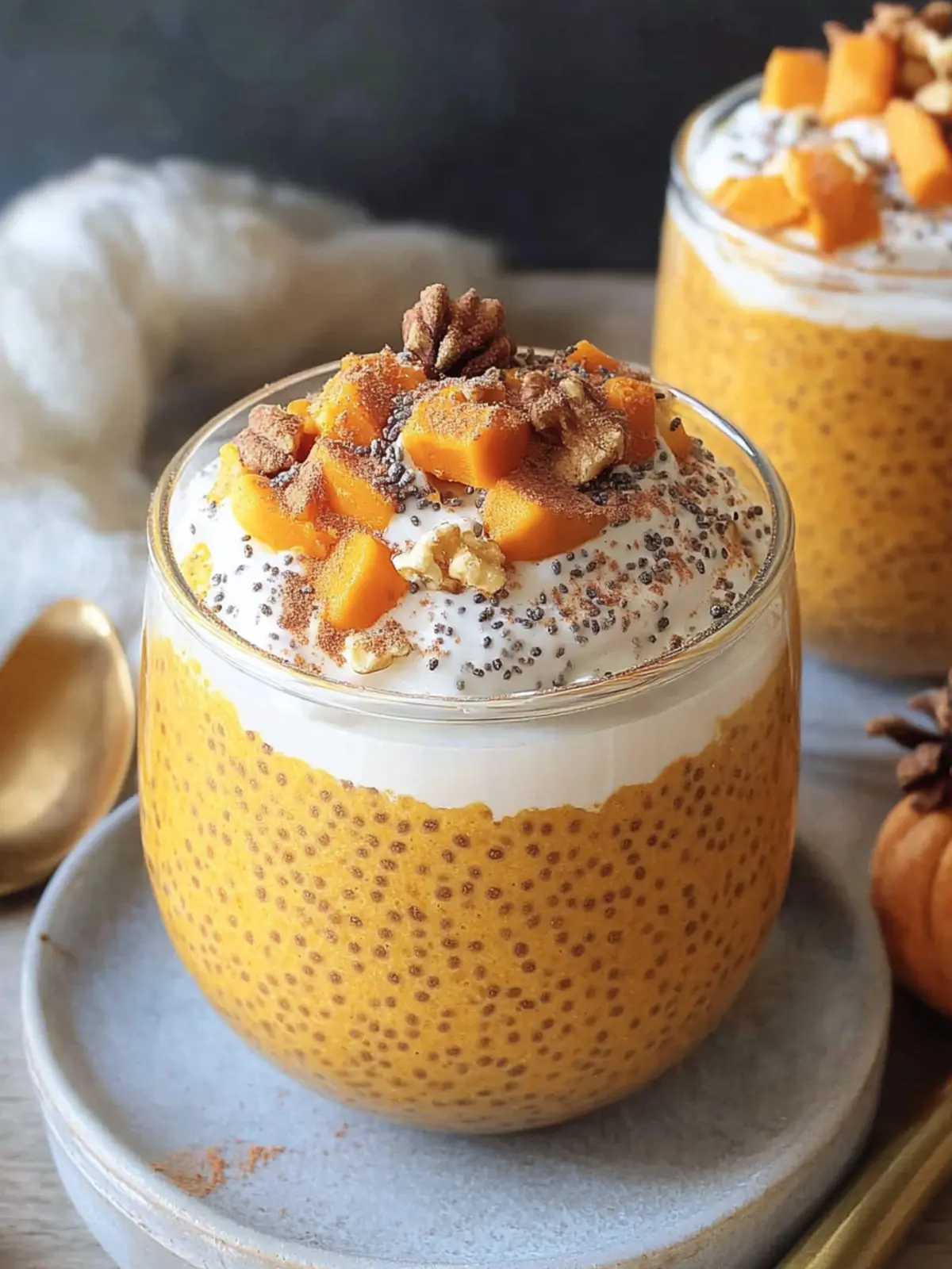 Delicious Pumpkin Chia Pudding with Yogurt and Spice Delight 3 Pumpkin Chia Pudding with Yogurt and Pumpkin Spice