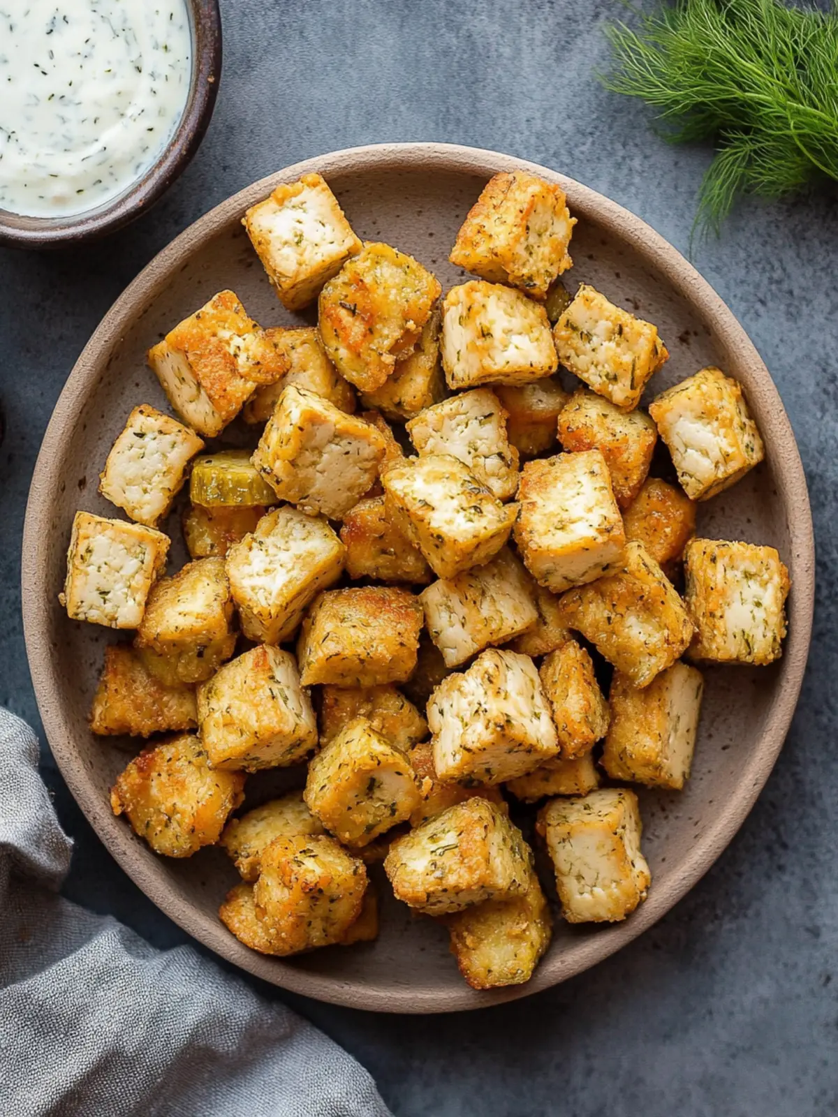 Crispy Dill Pickle Tofu Bites That Will Rock Your Snack Game 4 Dill Pickle Tofu Bites