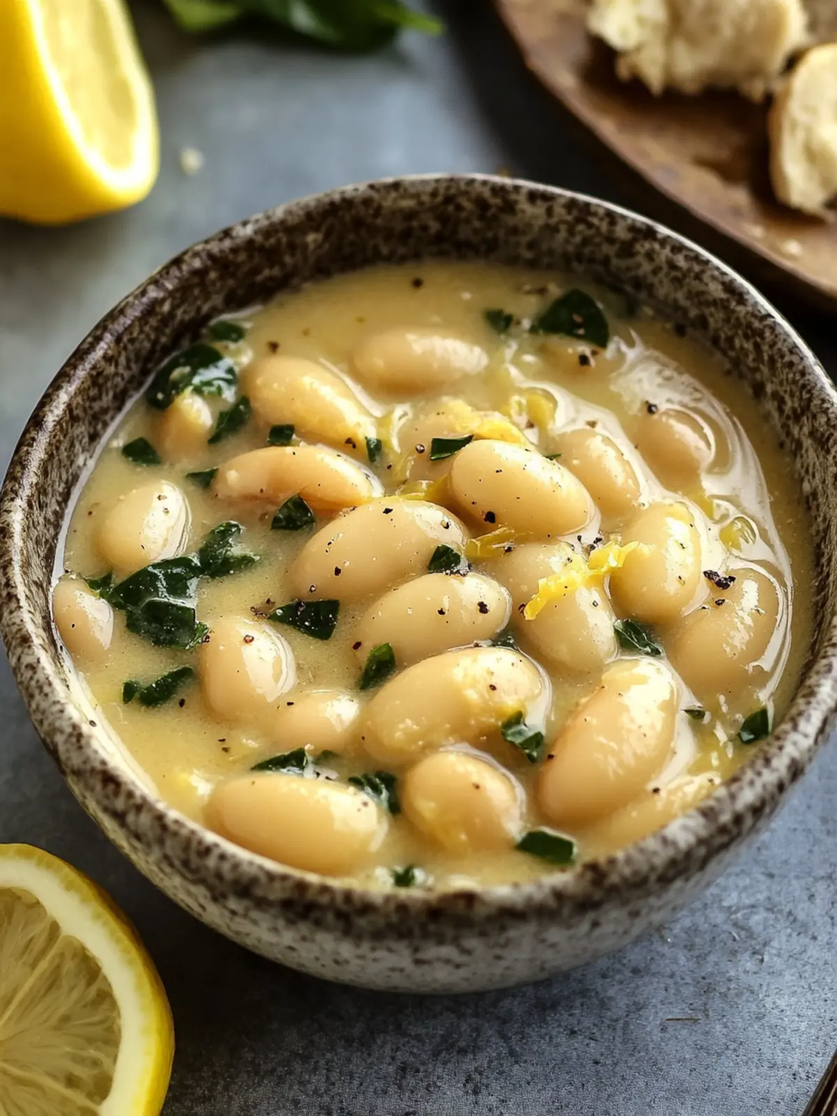 Luscious Creamy Lemon Garlic Butter Beans in Just 20 Minutes 4 Creamy Lemon Garlic Butter Beans