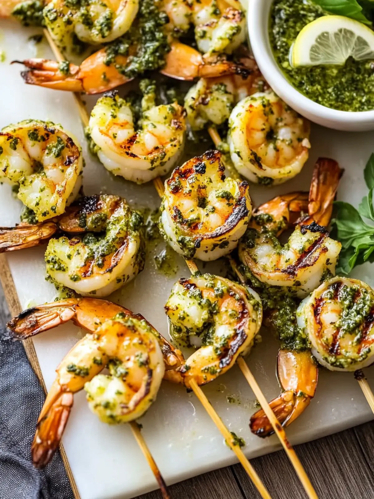 Savor Summer with Easy Pesto Grilled Shrimp Skewers 5 Pesto Grilled Shrimp