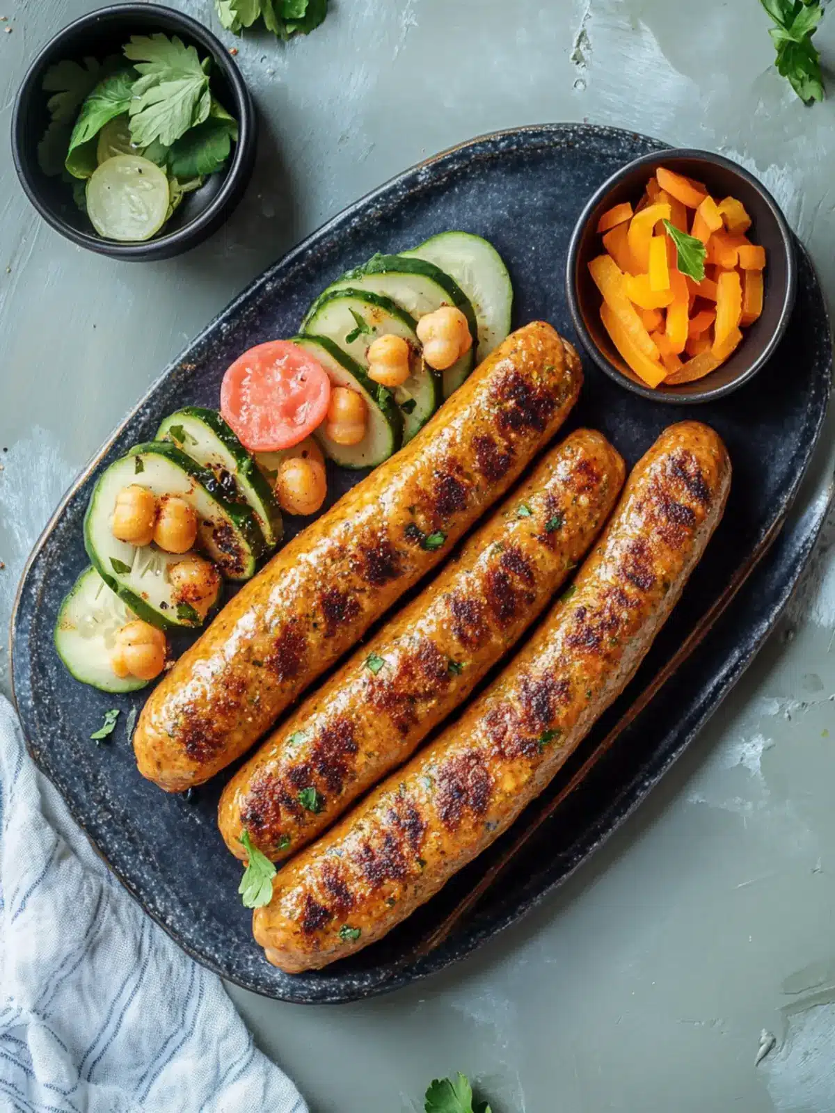 Delicious Chickpea Sausages That Even Meat Lovers Will Crave 3 Chickpea Sausages