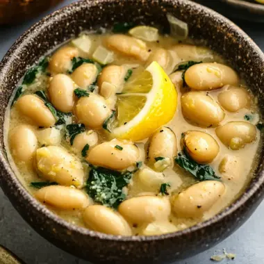 Luscious Creamy Lemon Garlic Butter Beans in Just 20 Minutes 9 Creamy Lemon Garlic Butter Beans