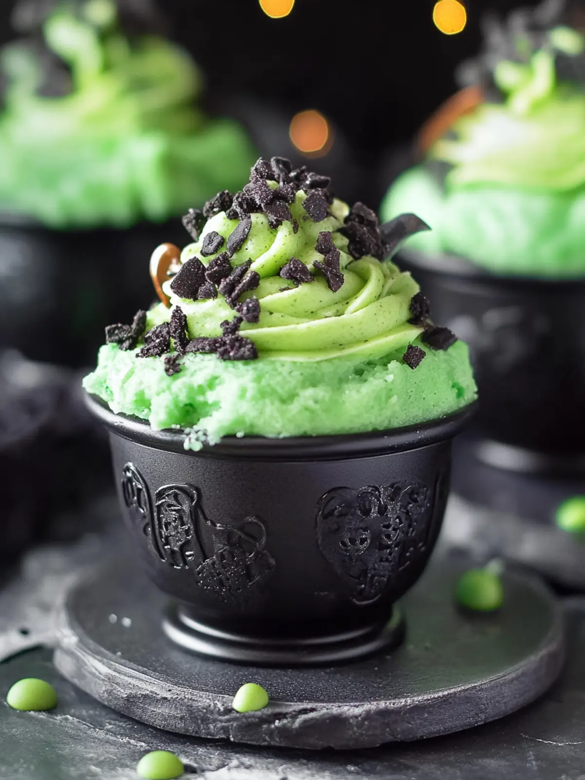 Witch’s Brew Dirt Cups: Spooky Treats with Rich Chocolate Pudding 4 Witch’s Brew Dirt Cups