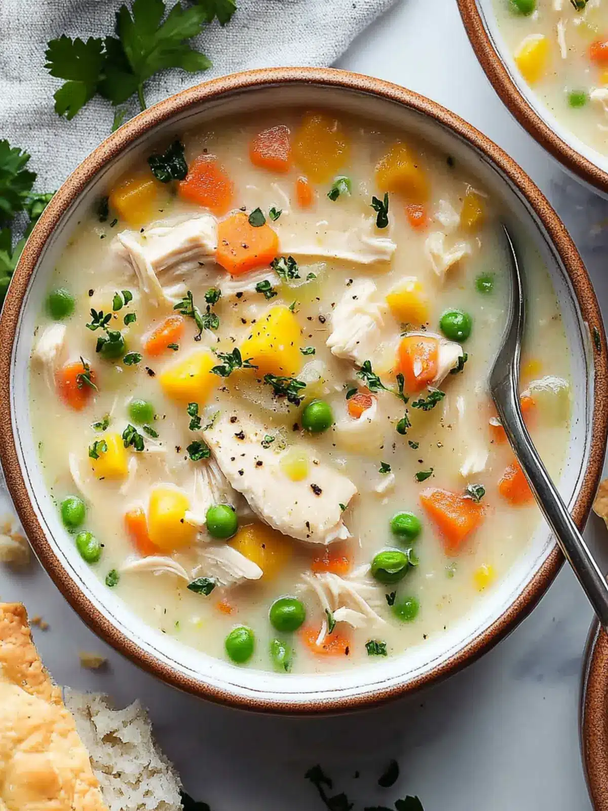 Cozy Up with Irresistible Chicken Pot Pie Soup Delight 2 Chicken Pot Pie Soup