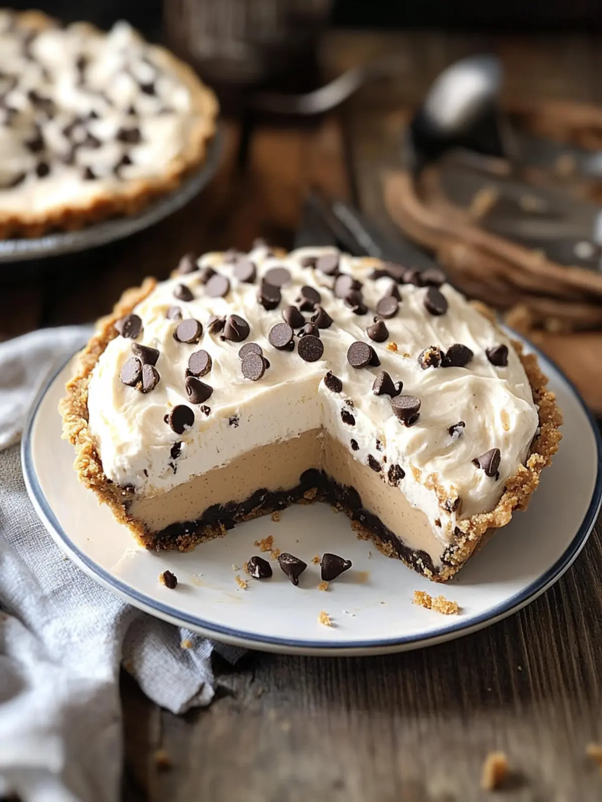 Indulge in Decadence: Chocolate Chip Peanut Butter Pie Recipe 4 Chocolate Chip Peanut Butter Pie