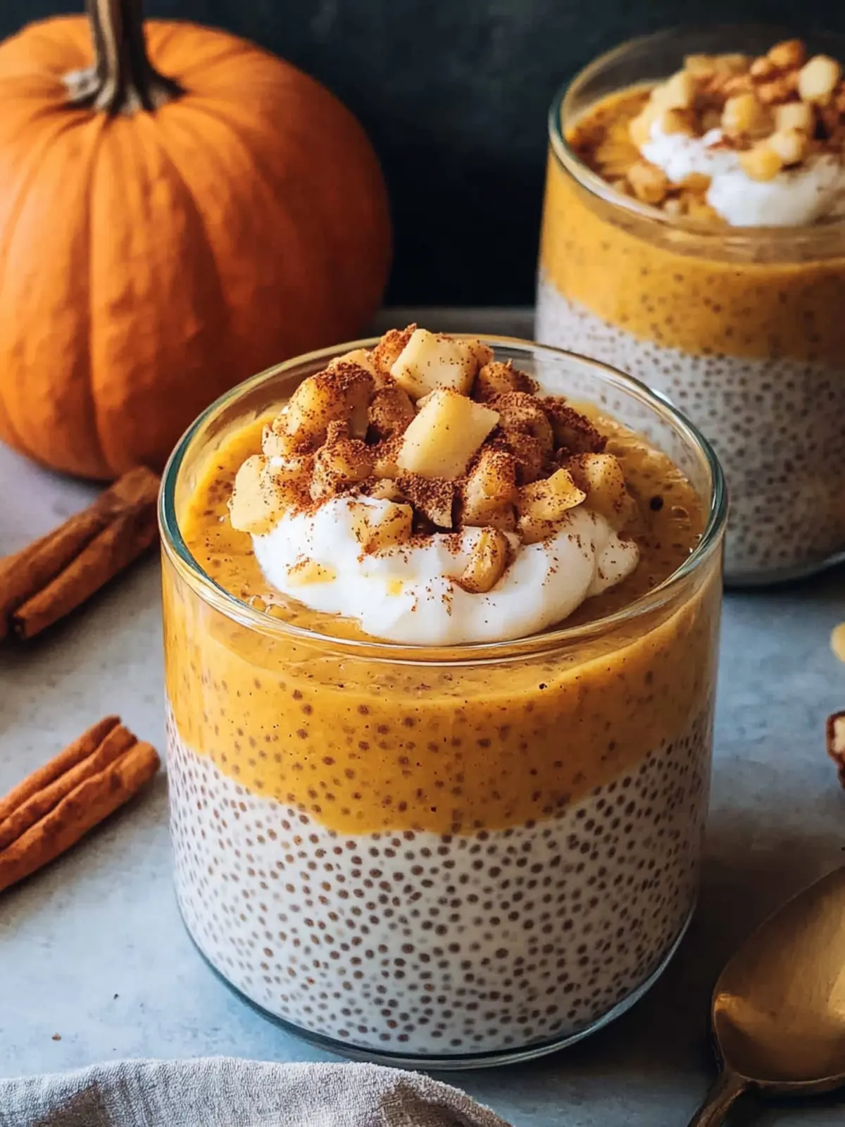 Delicious Pumpkin Chia Pudding with Yogurt and Spice Delight 5 Pumpkin Chia Pudding with Yogurt and Pumpkin Spice