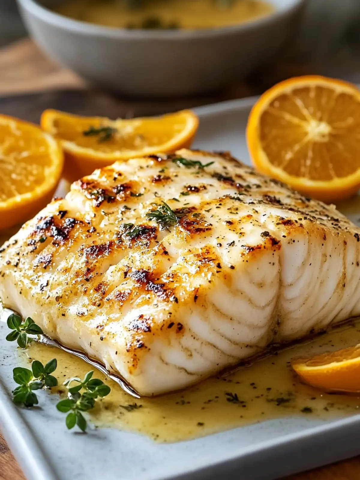 Zesty Orange Dijon Grilled Halibut You’ll Crave Again! 2 Orange Dijon Grilled Halibut