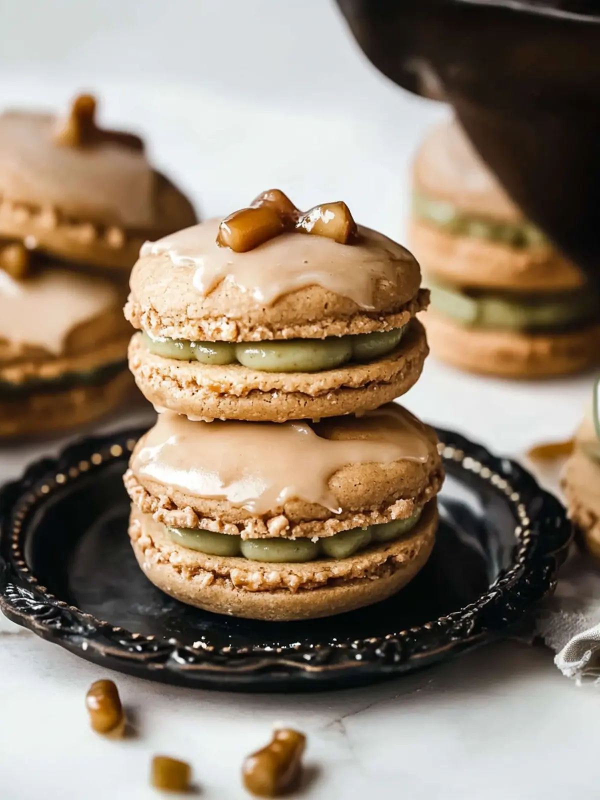Irresistible Caramel Apple Sandwich Cookies You'll Love 2 Caramel Apple Sandwich Cookies