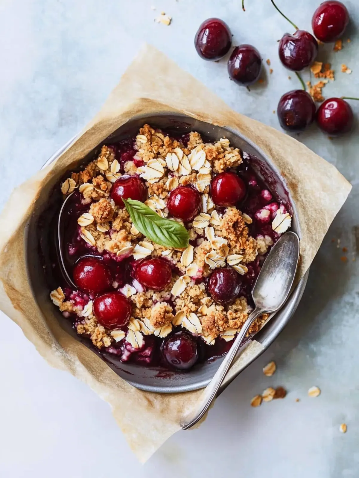 Irresistible Cherry Crumble With Oats for Cozy Mornings 2 Cherry Crumble With Oats