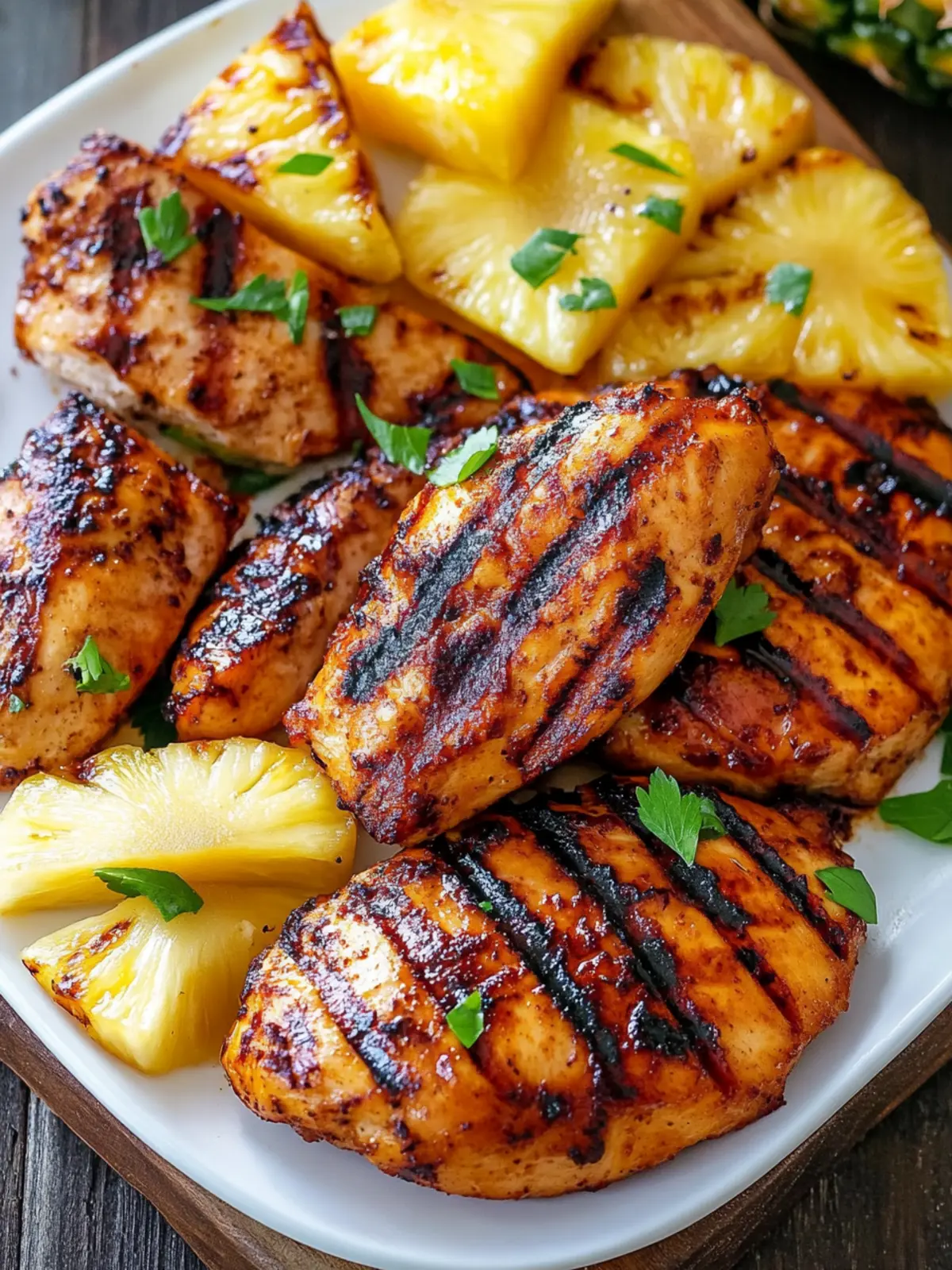 Grilled Aloha Chicken and Pineapple: A Tropical Feast Tonight 3 Grilled Aloha Chicken and Pineapple