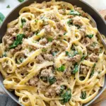 Creamy Ground Turkey Spinach Pasta for a Cozy Night In 12 Creamy Ground Turkey Spinach Pasta