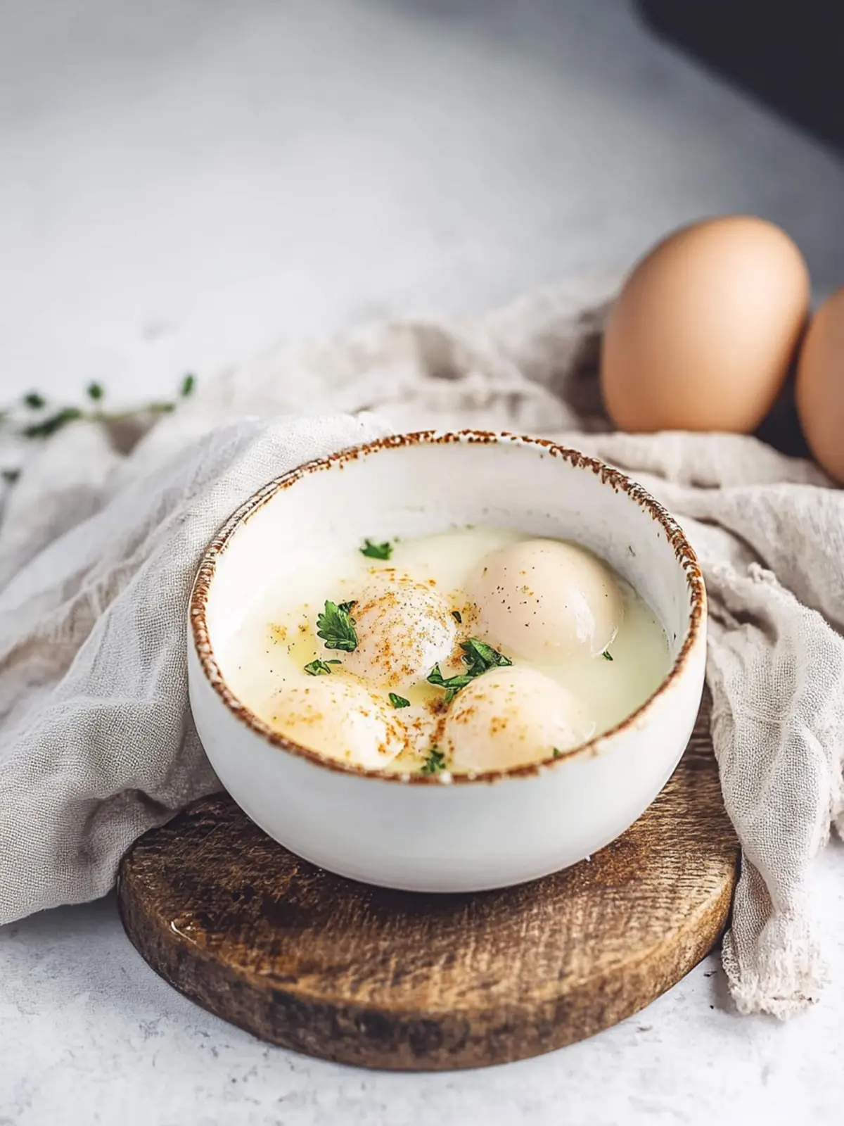 Delicious Shirred Eggs: A Simple Twist on Breakfast Bliss 3 Shirred Eggs