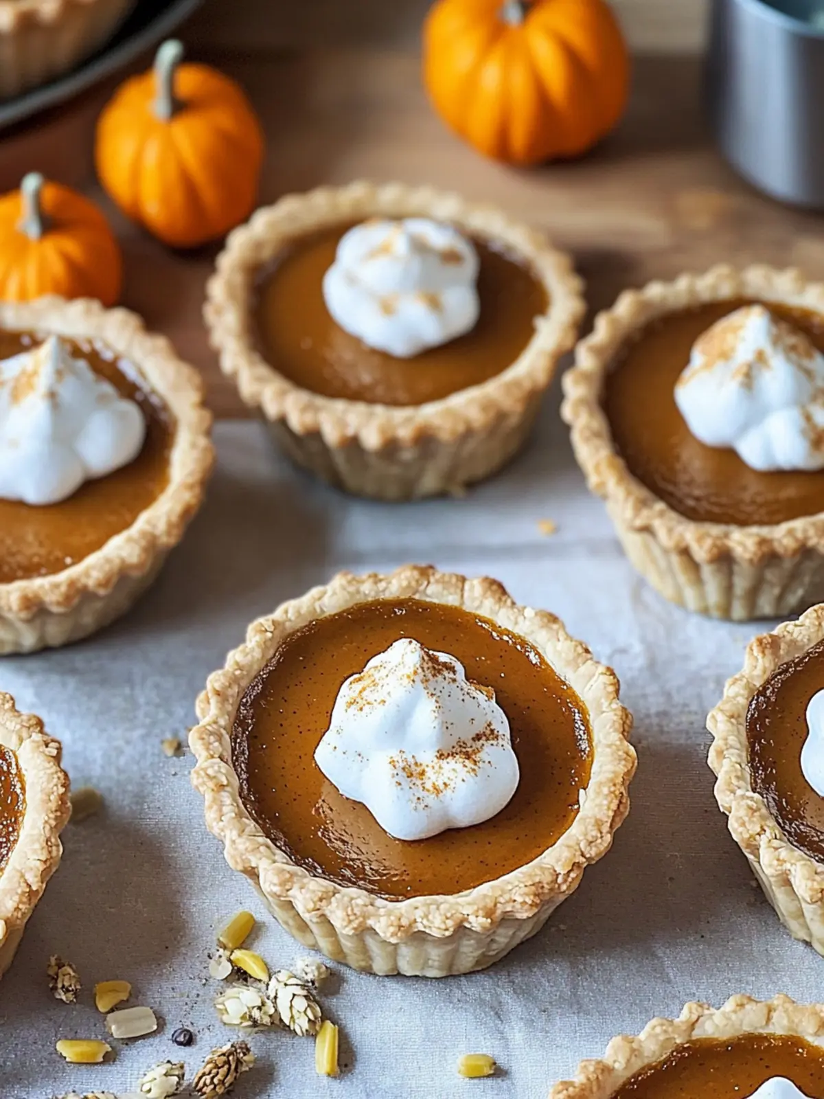 Irresistible Mini Pumpkin Pies for Cozy Fall Treats 2 Mini Pumpkin Pies