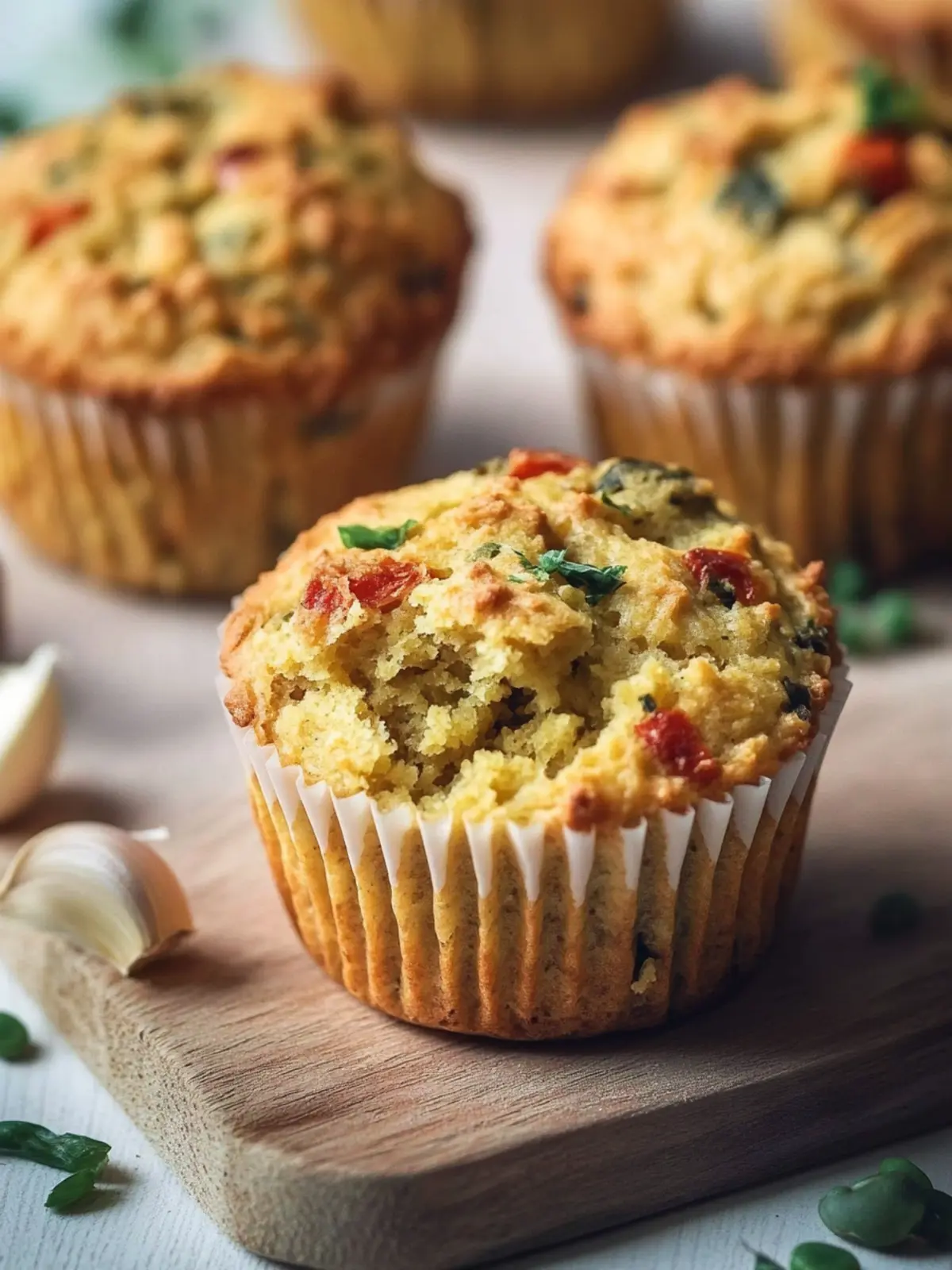 Savory Vegan Muffins Loaded with Fresh Veggies and Flavor 4 Vegan Savoury Muffins