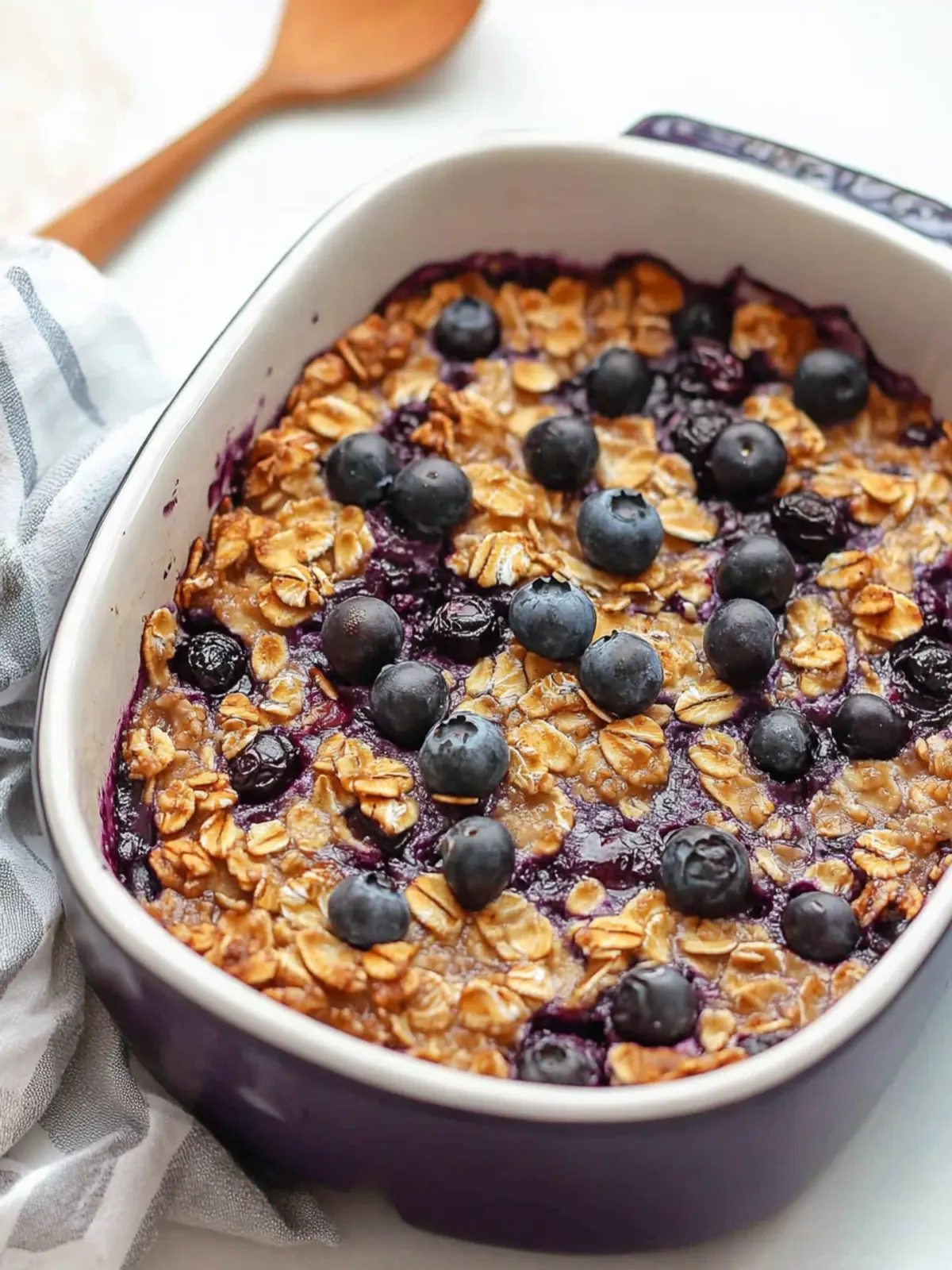 Delicious Blueberry Baked Oatmeal for Quick Morning Bliss 2 Blueberry Baked Oatmeal