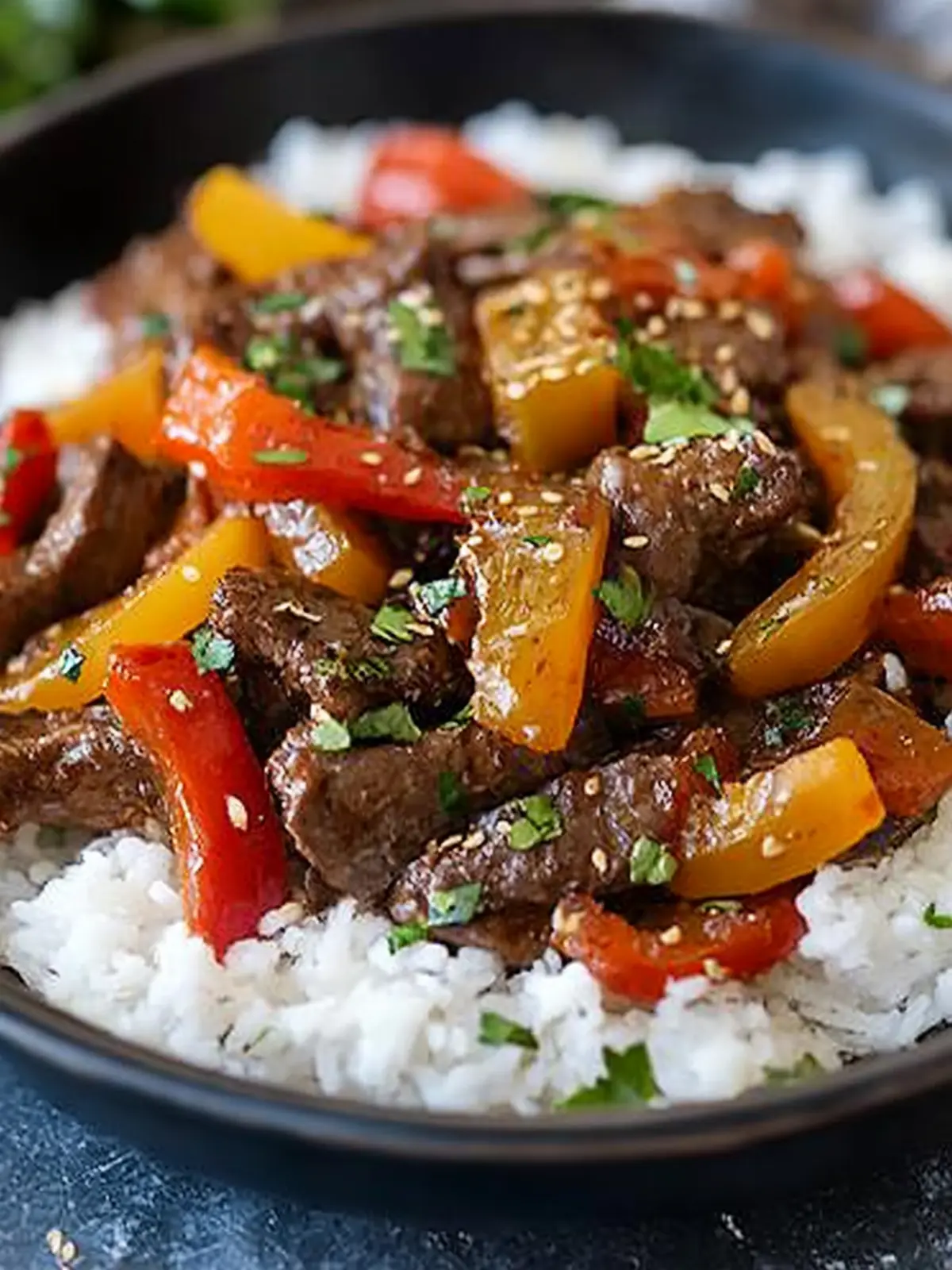 Savory Slow Cooker Pepper Steak for Effortless Dinner Bliss 3 Slow Cooker Pepper Steak