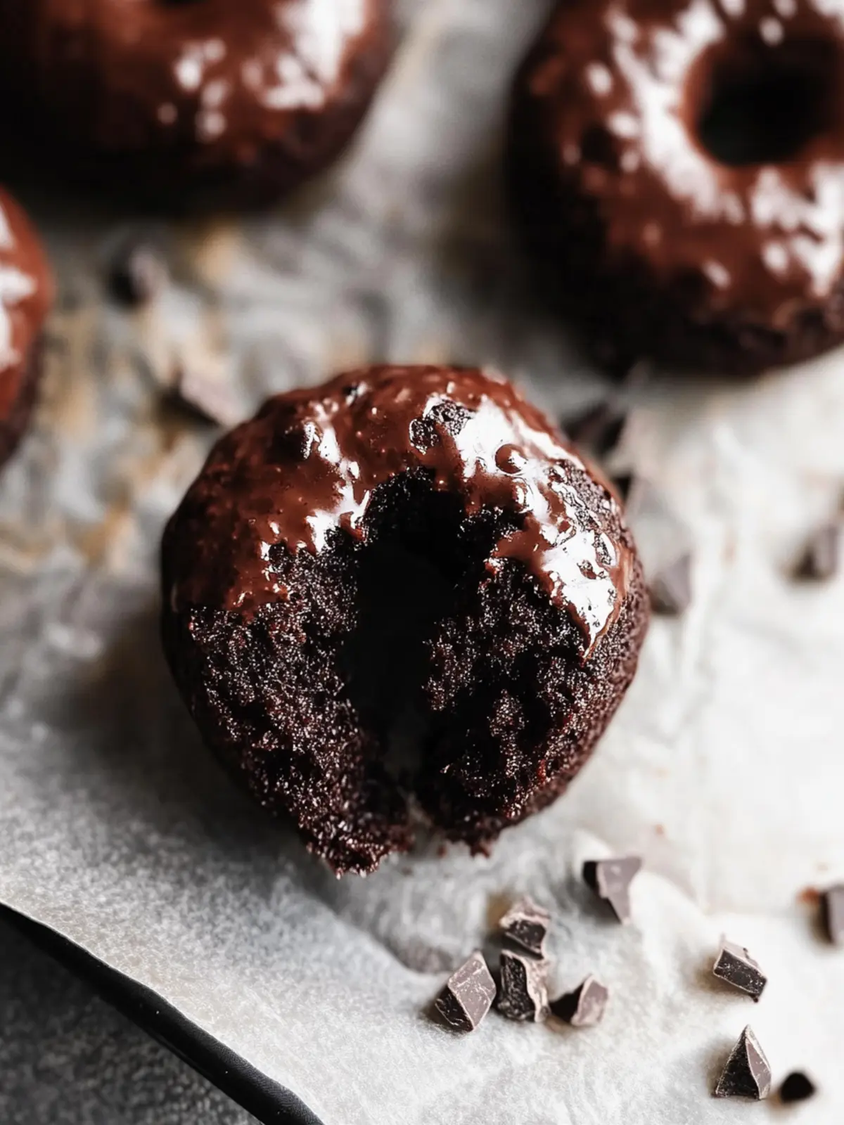 Indulge in Guilt-Free Baked Chocolate Donuts Today 2 Baked Chocolate Donuts
