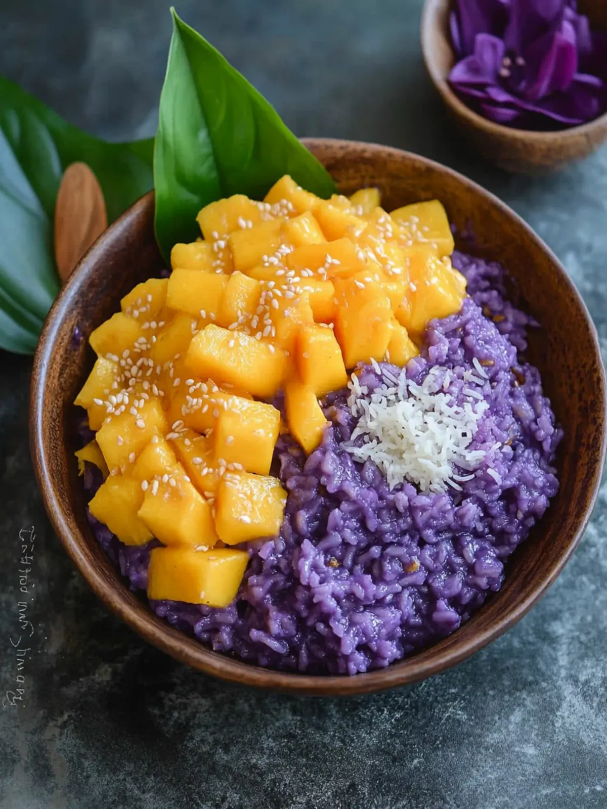 Delicious Ube Mango Sticky Rice That's Perfect for Sharing 2 Ube Mango Sticky Rice