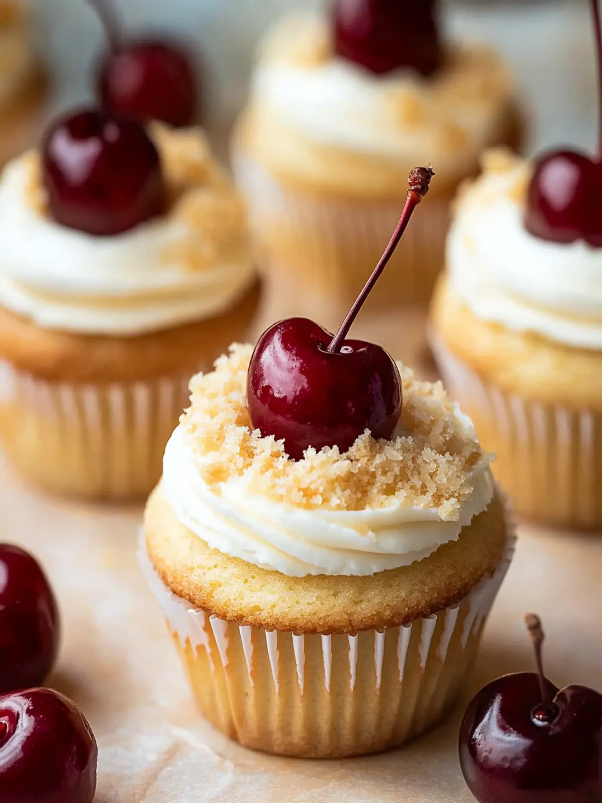 Cherry Cheesecake Cupcakes That Will Steal the Show 3 Cherry Cheesecake Cupcakes