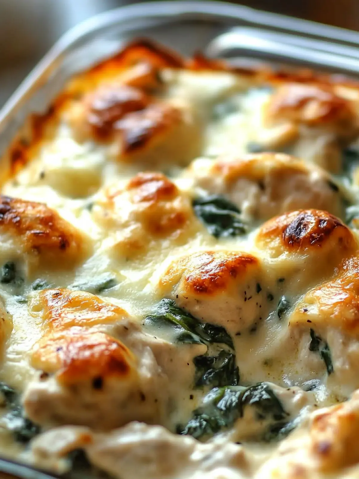 Irresistible Chicken Spinach Casserole with Cream Cheese Delight 5 Chicken Spinach Casserole with Cream Cheese