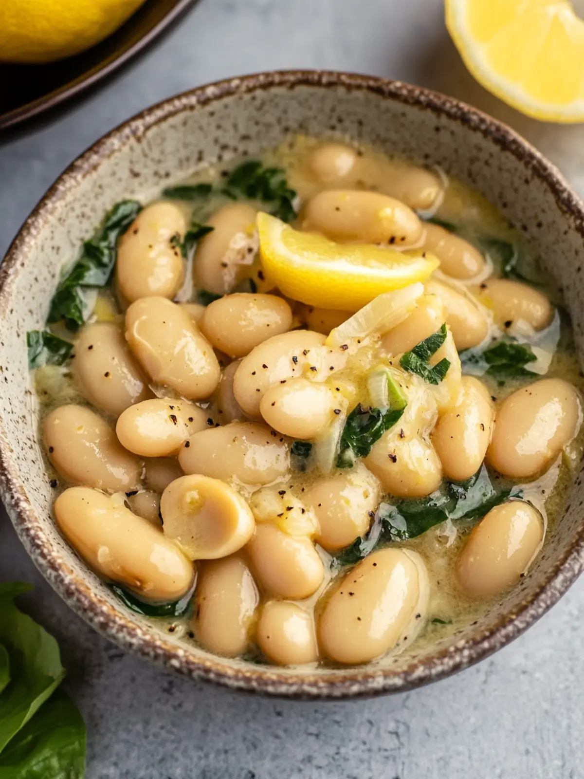 Luscious Creamy Lemon Garlic Butter Beans in Just 20 Minutes 3 Creamy Lemon Garlic Butter Beans