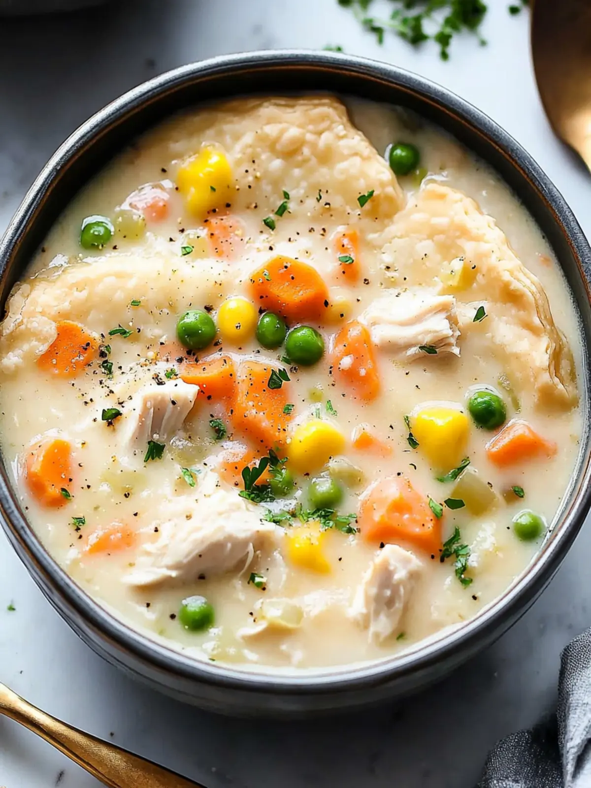 Cozy Up with Irresistible Chicken Pot Pie Soup Delight 3 Chicken Pot Pie Soup