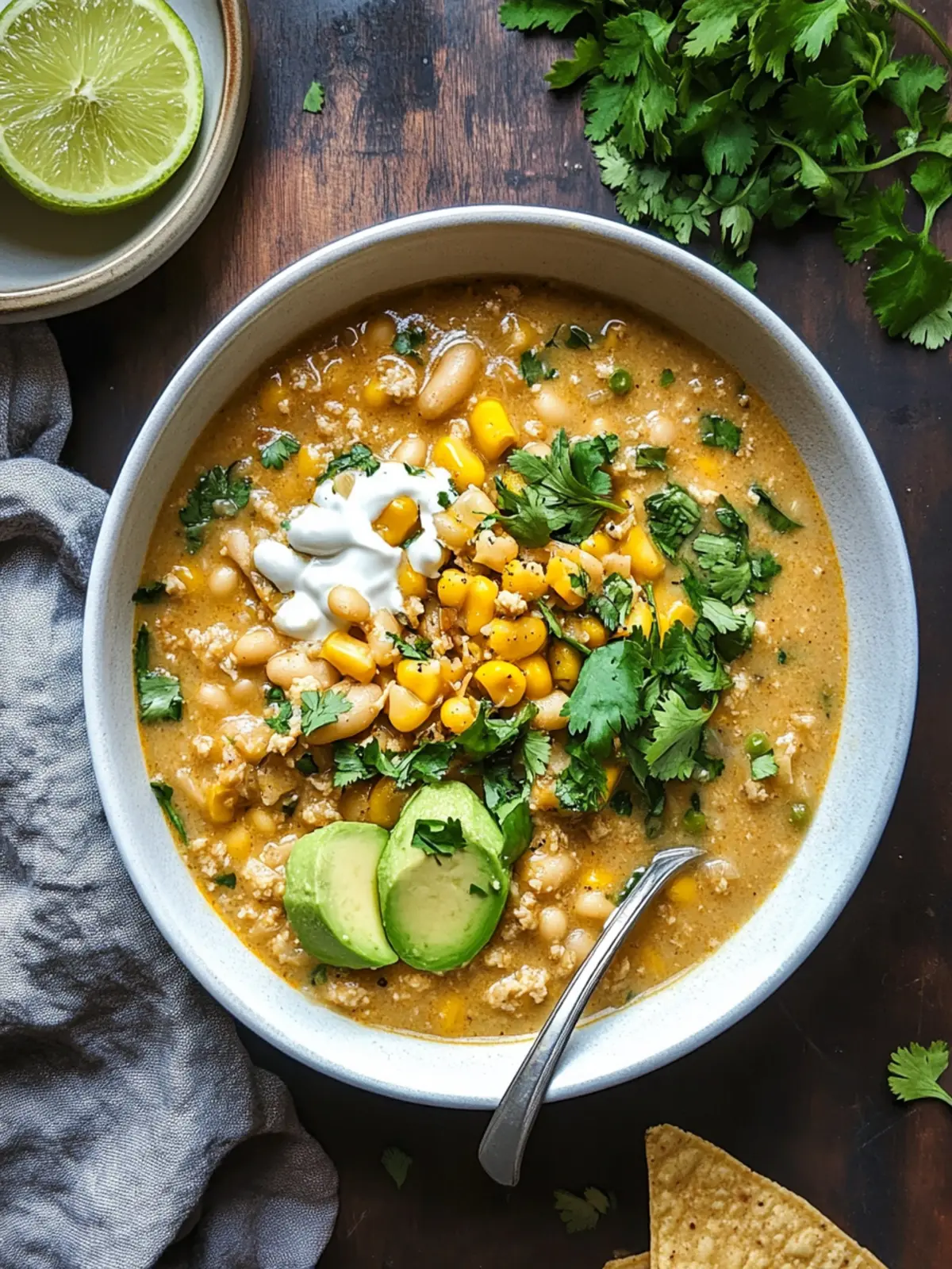 Delicious Vegetarian White Chili for Cozy Nights In 2 Vegetarian White Chili