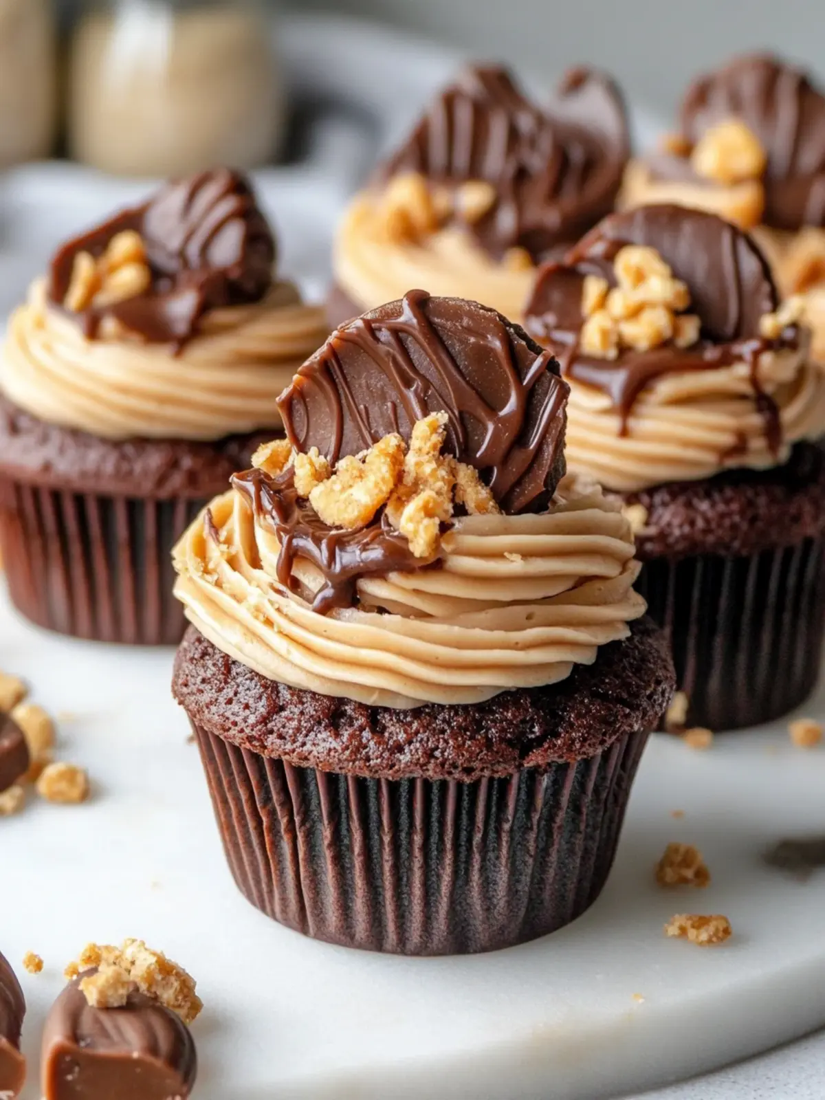 Decadent Peanut Butter Lava Fudge Cupcakes You’ll Love 4 Peanut Butter Lava Fudge Cupcakes