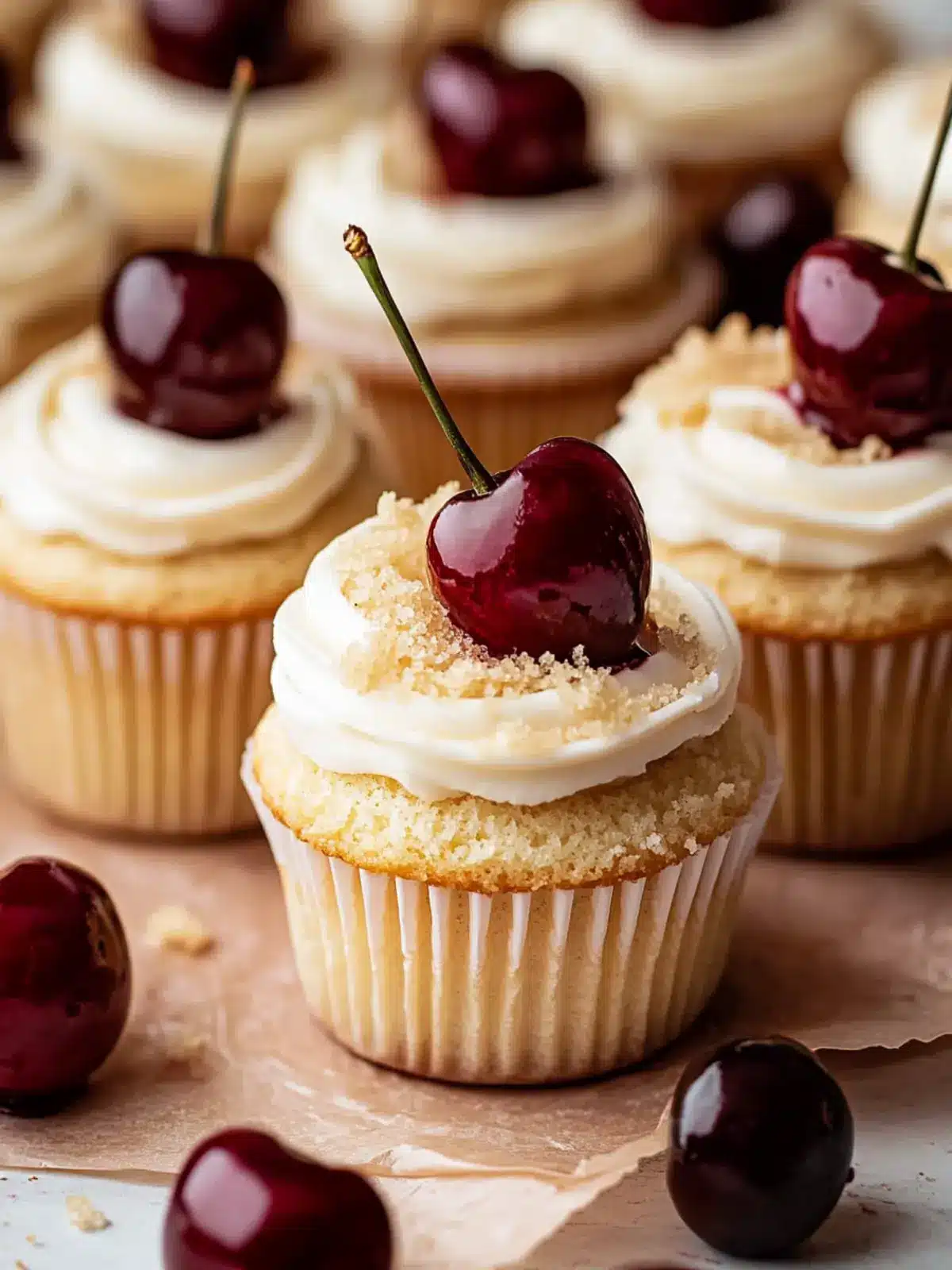 Cherry Cheesecake Cupcakes That Will Steal the Show 5 Cherry Cheesecake Cupcakes