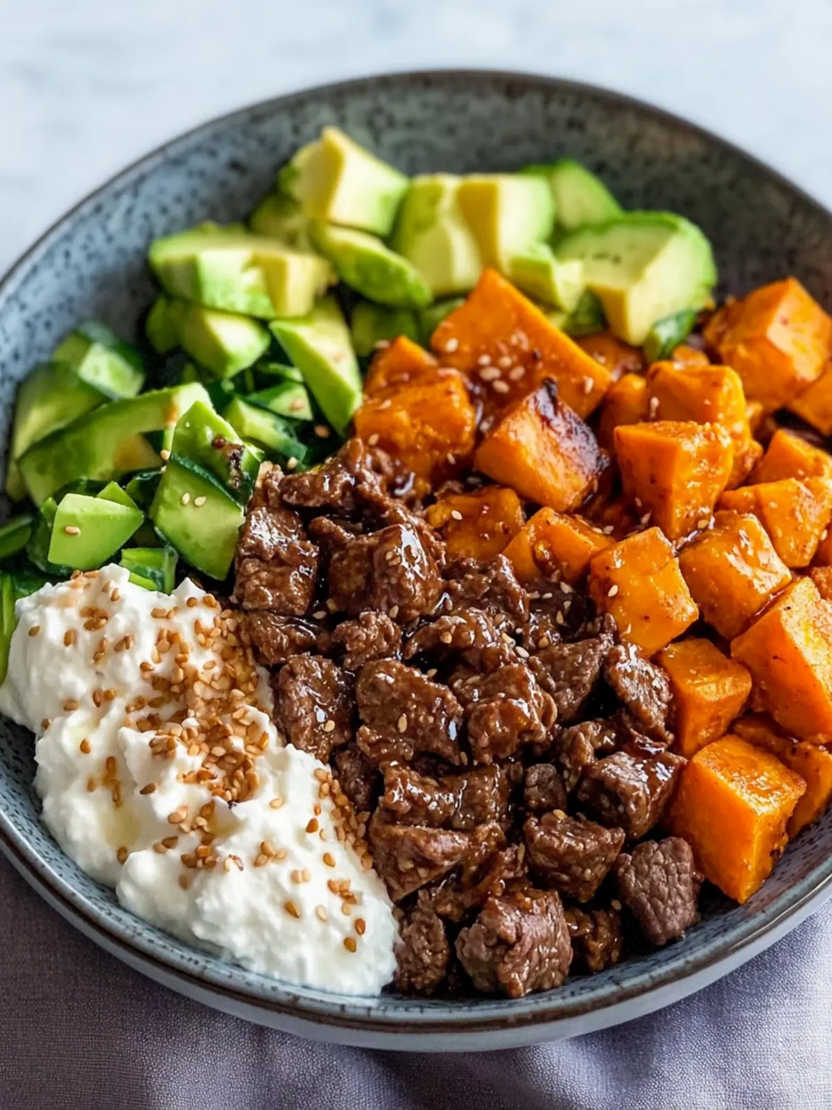 Hot Honey Sweet Potato Beef Bowl: Quick & Flavor-Packed Delight 4 Hot Honey Sweet Potato Beef Bowl