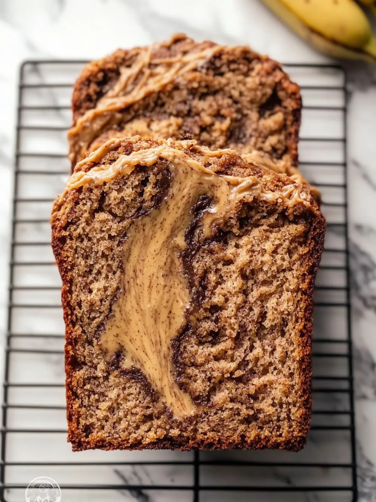 Irresistible Swirled Cookie Butter Banana Bread Delight 4 Swirled Cookie Butter Banana Bread