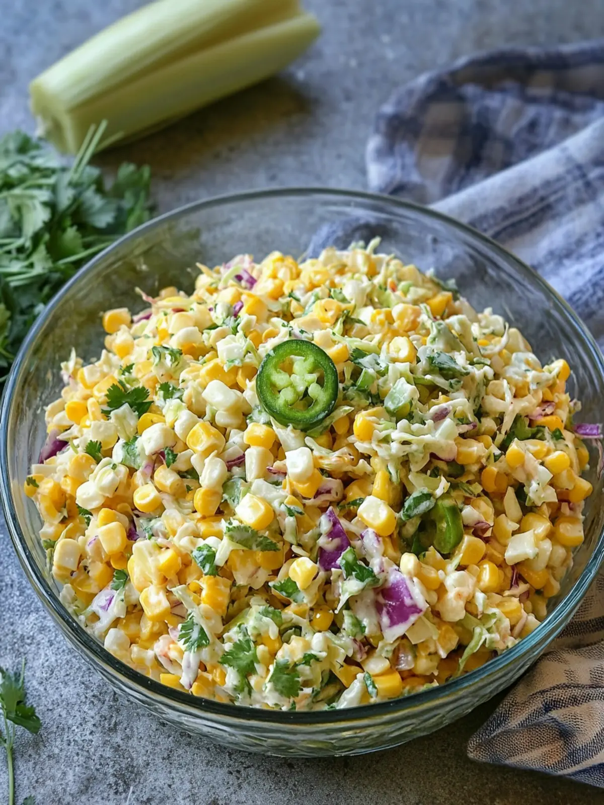 Spice Up Dinner with Zesty Jalapeno Corn Coleslaw Recipe 4 Jalapeno Corn Coleslaw