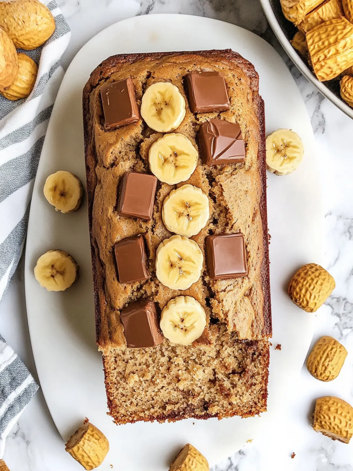 Delicious Reese’s Peanut Butter Banana Bread for Ultimate Indulgence 5 Reese’s Peanut Butter Banana Bread