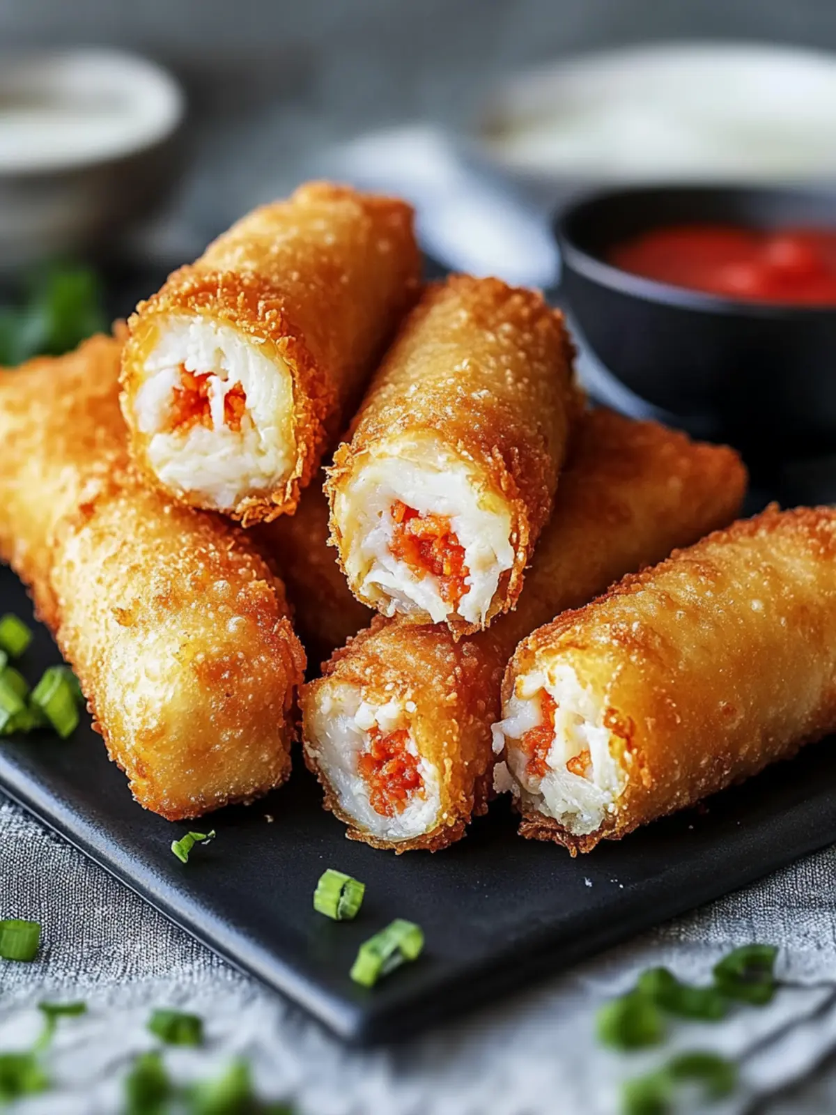 Crispy Crab Cake Egg Rolls for a Flavor Packed Seafood Treat 5 Crispy Crab Cake Egg Rolls