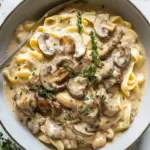 Mushroom and Butter Bean Stroganoff: Comfort in Every Bite 4 Mushroom and Butter Bean Stroganoff