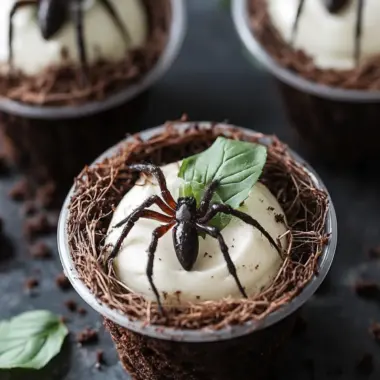 Delicious Spider Nest Dirt Cups for a Spooktacular Treat 9 Spider Nest Dirt Cups