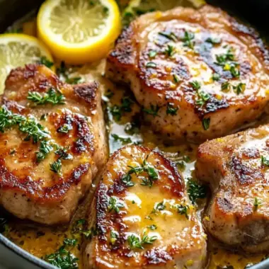 Lemon Butter Pork Chops Bathed in Flavor and Zing! 9 Lemon Butter Pork Chops