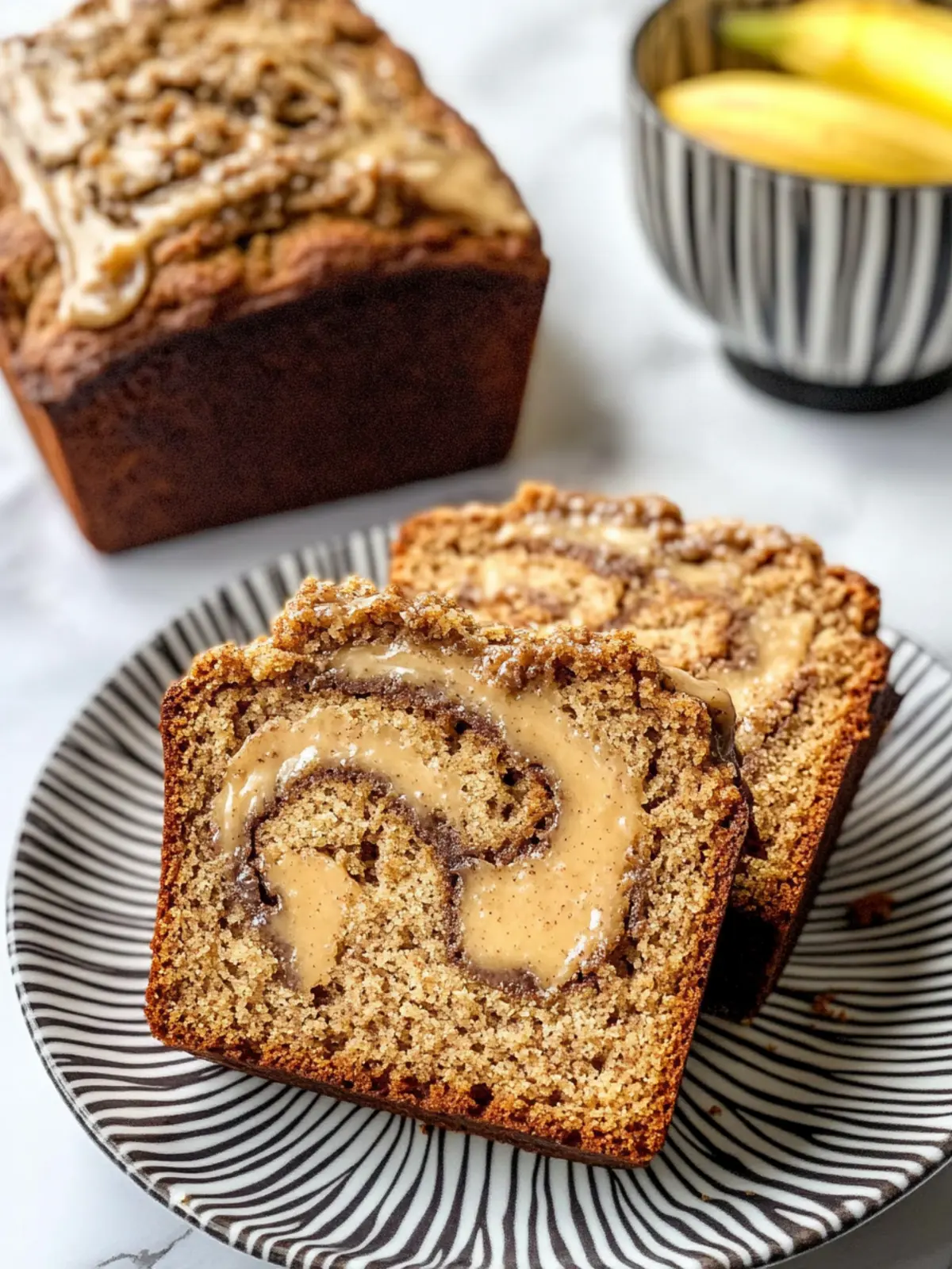Irresistible Swirled Cookie Butter Banana Bread Delight 5 Swirled Cookie Butter Banana Bread