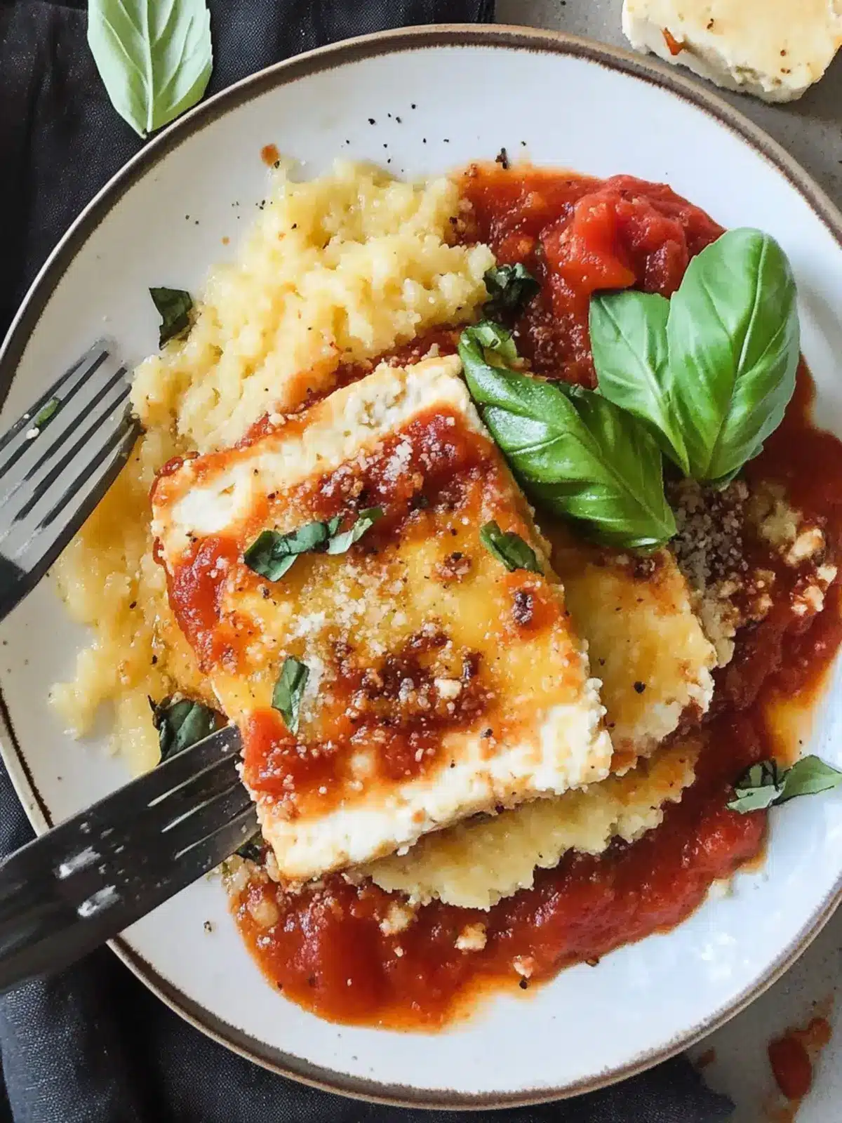 Savor the Crunch: Irresistible Baked Tofu Parmesan Delight 5 Baked Tofu Parmesan