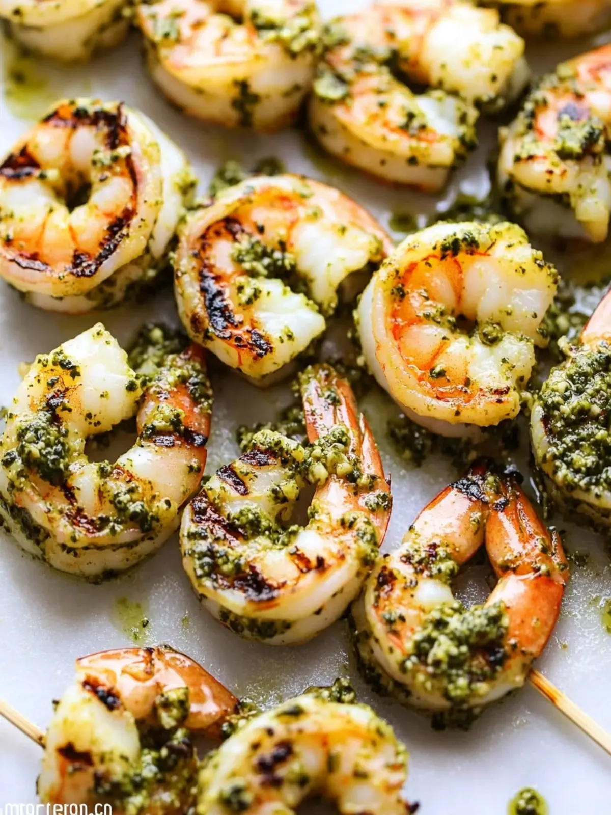 Savor Summer with Easy Pesto Grilled Shrimp Skewers 3 Pesto Grilled Shrimp