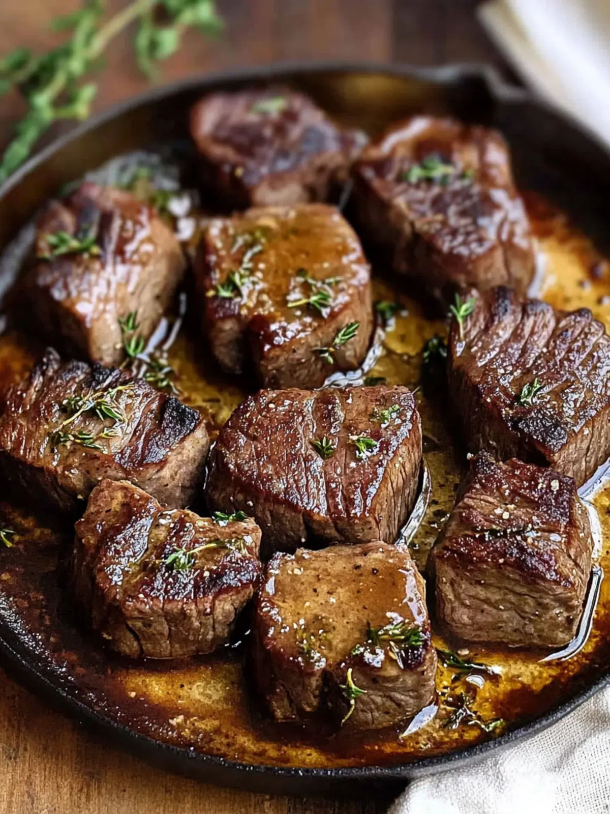 Savor the Flavor: Easy Cowboy Butter Steak Bites Recipe 3 Cowboy Butter Steak Bites