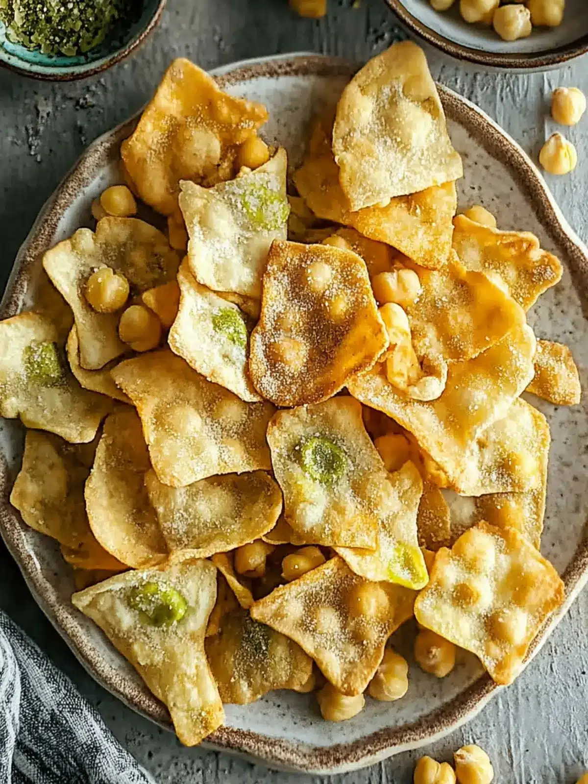 Crunchy Salted Chickpea Chips You Can't Resist Making 2 Salted Chickpea Chips