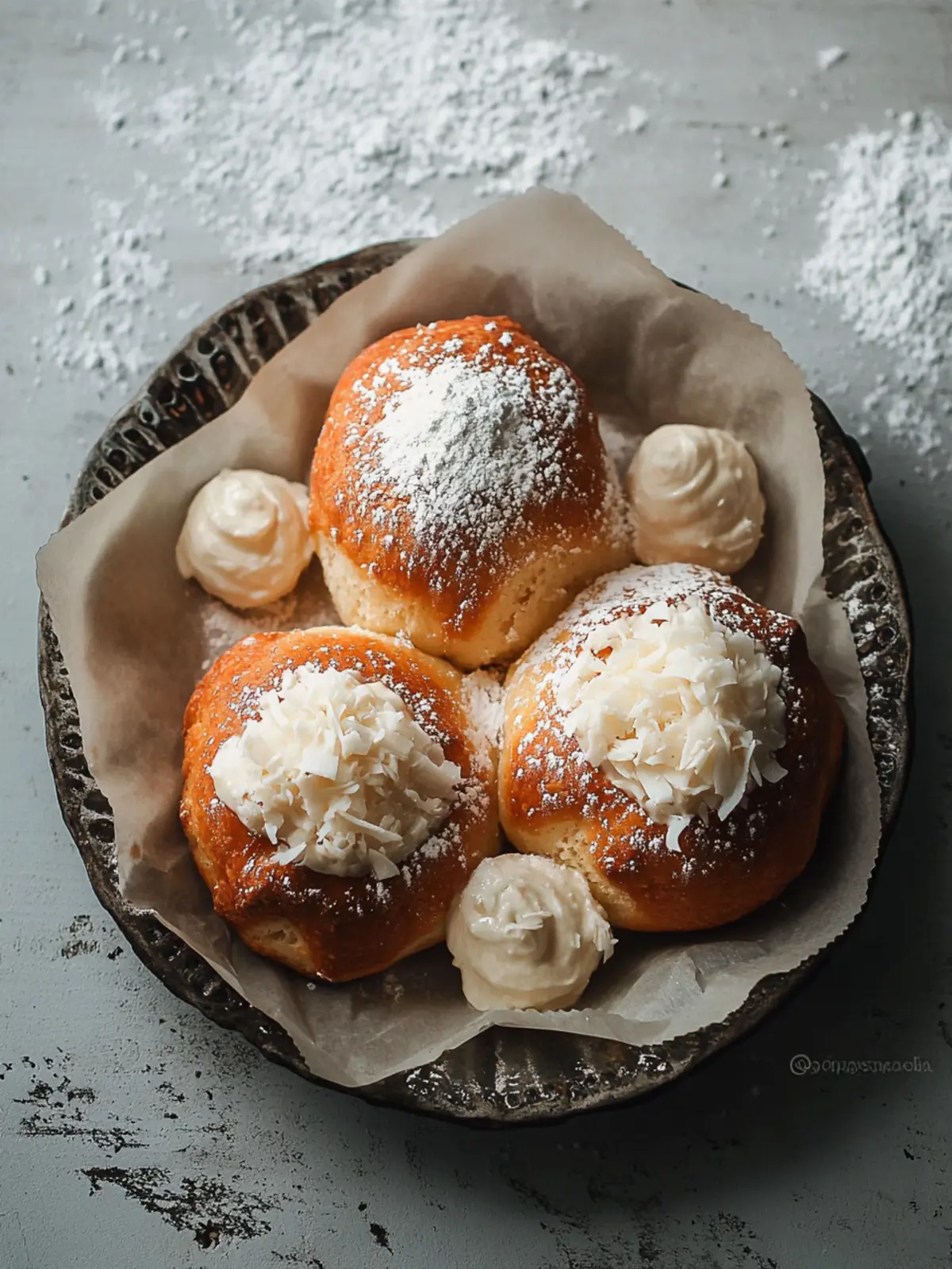 Delicious Coconut Cream Buns That Will Brighten Your Day 5 Coconut Cream Buns