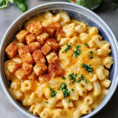 Savory Buffalo Tofu Mac and Cheese for a Comfort Food Upgrade 9 Buffalo Tofu Mac and Cheese