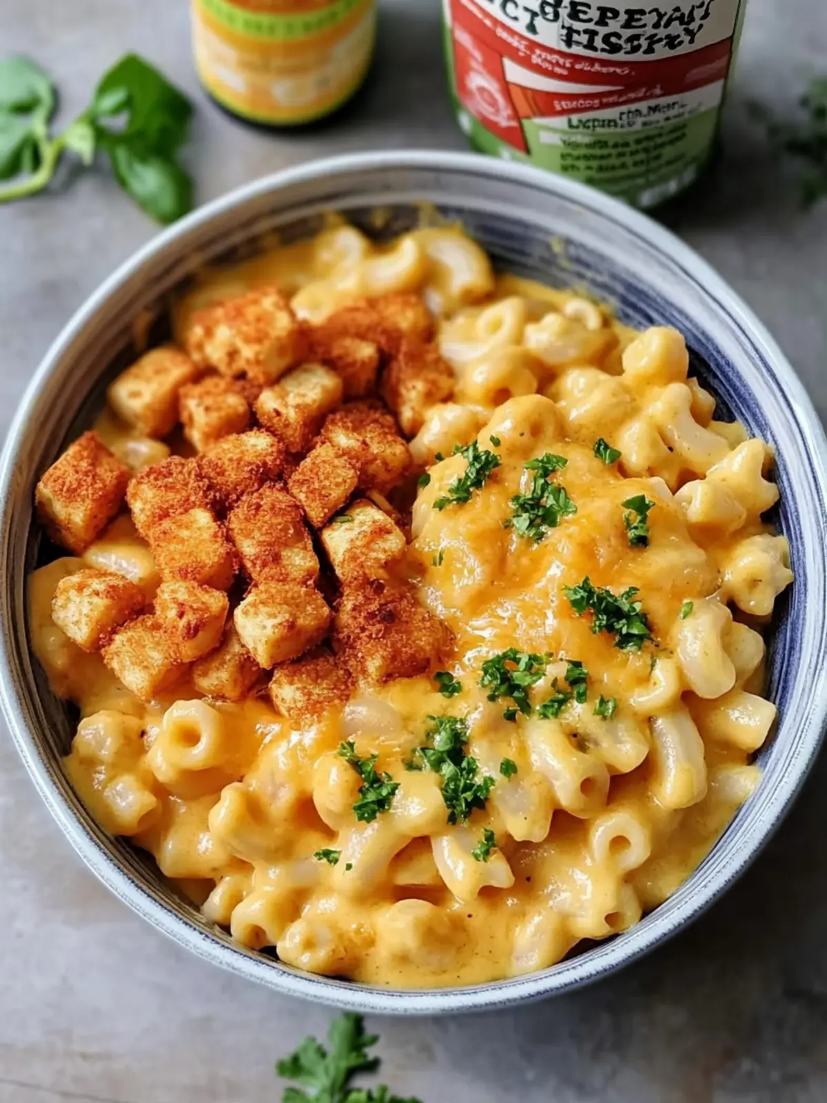 Savory Buffalo Tofu Mac and Cheese for a Comfort Food Upgrade 5 Buffalo Tofu Mac and Cheese