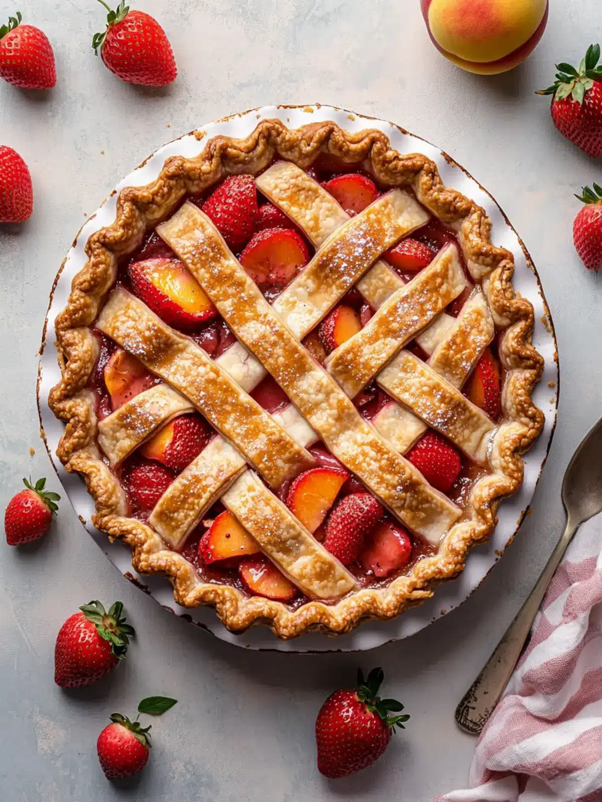Brown Butter Strawberry Peach Pie That Will Wow Your Taste Buds 4 Brown Butter Strawberry Peach Pie