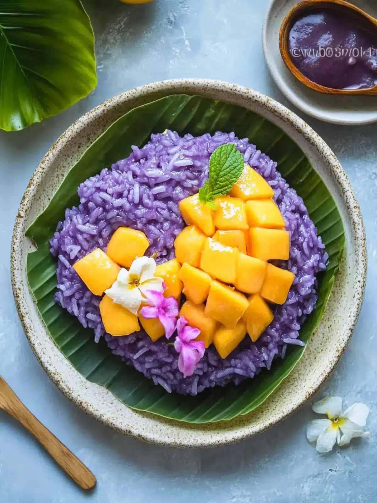 Delicious Ube Mango Sticky Rice That's Perfect for Sharing 3 Ube Mango Sticky Rice