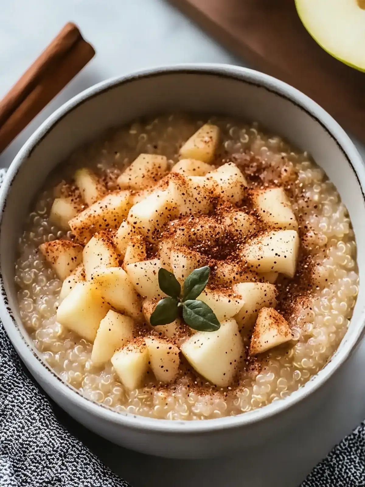 Cinnamon Apple Breakfast Quinoa for a Cozy Morning Boost 2 Cinnamon Apple Breakfast Quinoa