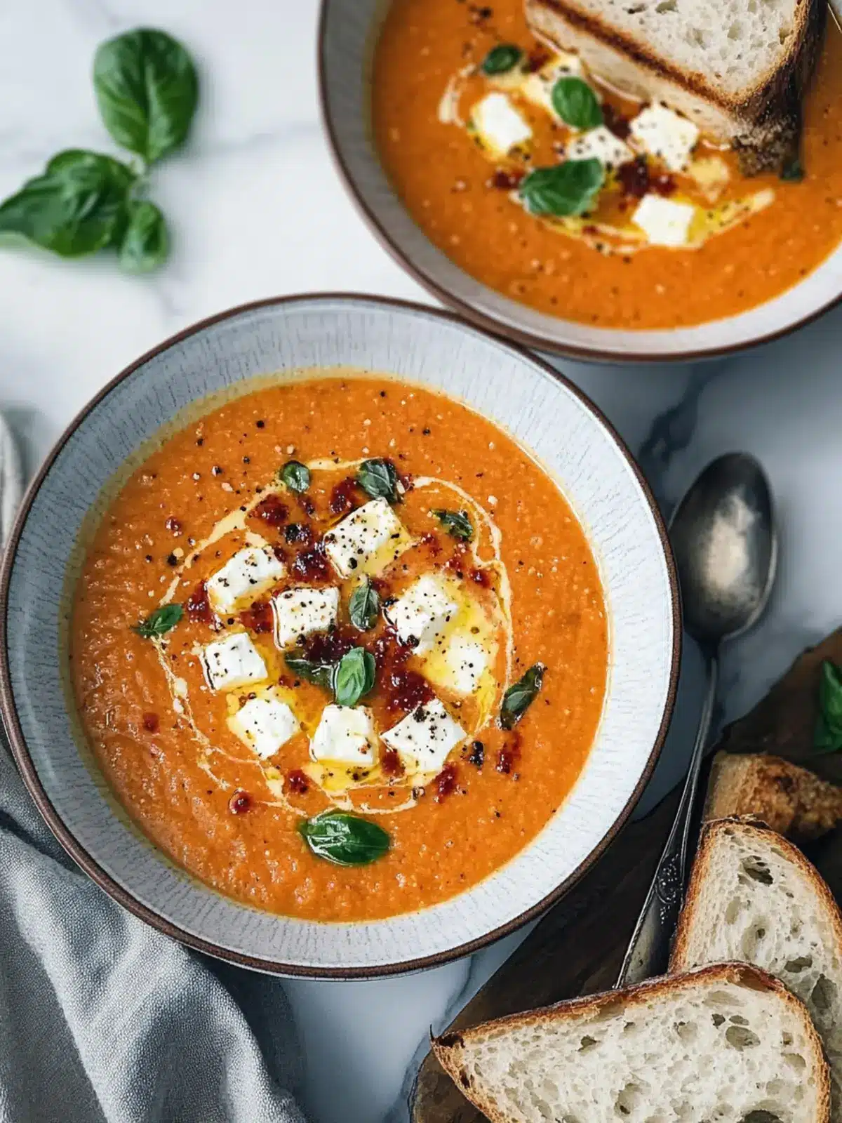 Creamy Baked Feta Soup That Will Warm Your Soul 3 Baked Feta Soup